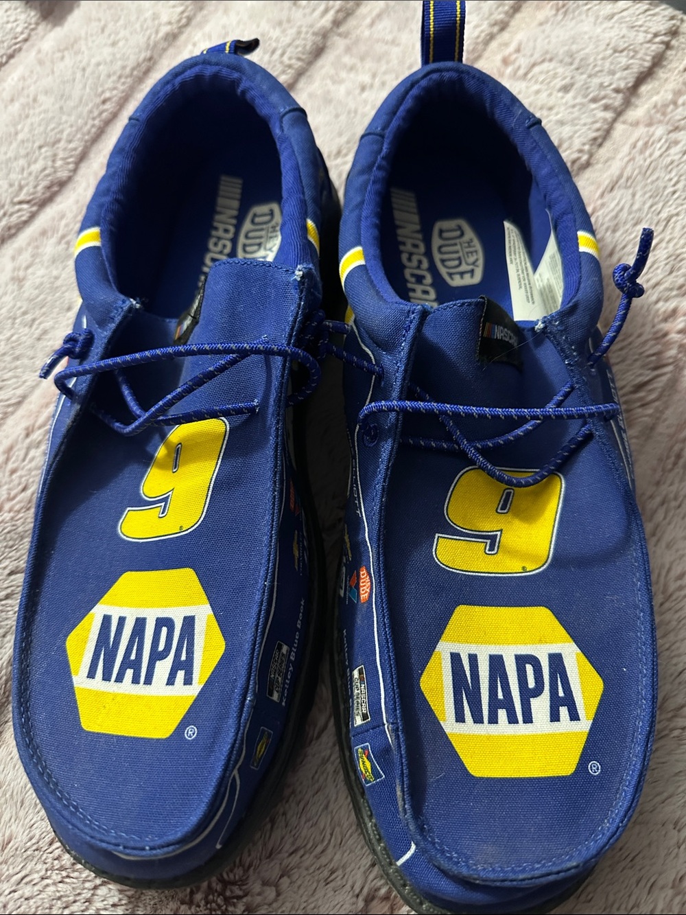 Nascar  NAPA Racing Hey Dudes size 12